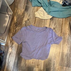 Cute purple lululemon crop top!!